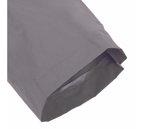 Дождевик плащ серый на кнопках, EVA, многоразовый прочный, чехол в комплекте, универсальный размер, SHAMAANI (ШАМААНИ), 610936