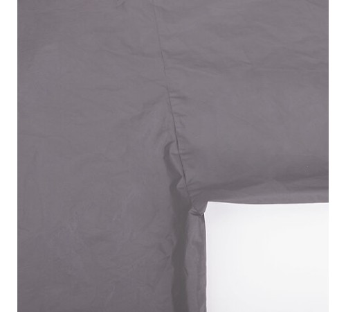 Дождевик плащ серый на кнопках, EVA, многоразовый прочный, чехол в комплекте, универсальный размер, SHAMAANI (ШАМААНИ), 610936