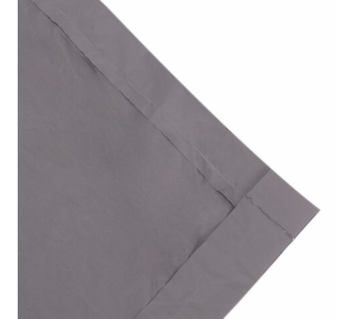 Дождевик плащ серый на кнопках, EVA, многоразовый прочный, чехол в комплекте, универсальный размер, SHAMAANI (ШАМААНИ), 610936