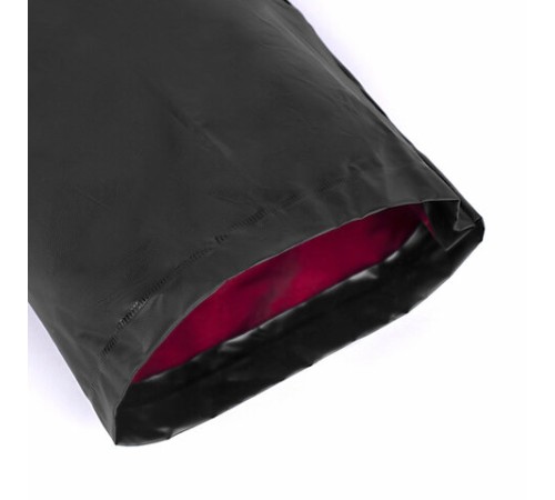 Дождевик-плащ черный на кнопках виниловый сверхпрочный, размер 50-56, рост 170-185, ГРАНДМАСТЕР, 610938