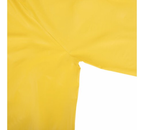 Дождевик-куртка желтая на кнопках С КАРМАНАМИ, виниловая, размер 50-56, рост 170-185, ГРАНДМАСТЕР, 610939