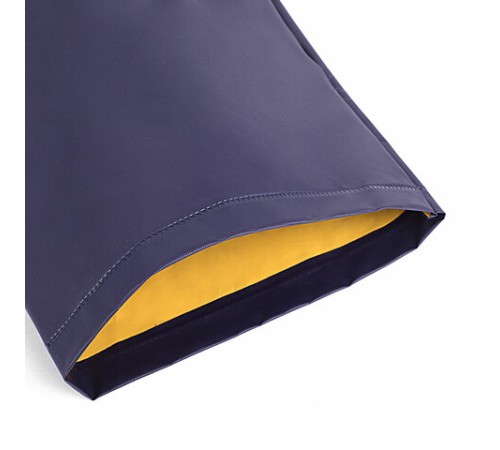 Дождевик-куртка фиолетовая на кнопках С КАРМАНАМИ, виниловая, размер 50-56, рост 170-185, ГРАНДМАСТЕР, 610941