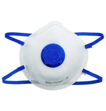 Респиратор противоаэрозольный, средний класс защиты FFP2, КОМПЛЕКТ 5 шт., с клапаном, БРИЗ-1104-1К