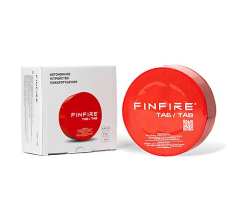 Огнетушитель самосрабатывающий порошкового типа (АУПП), защищаемый объем 2,5 м3, ТАБ, FINFIRE, 610968