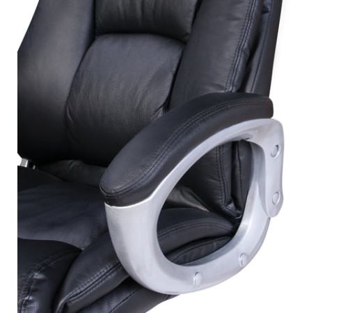 Кресло из натуральной кожи BRABIX "Grand EX-500", черное, 530861