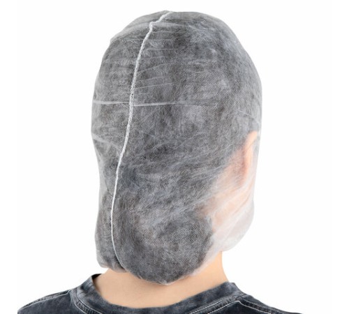 Балаклава (подшлемник) одноразовая КОМПЛЕКТ 20 штук, спанбонд, белая, SMZ