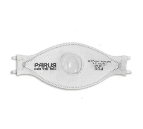 Респиратор противоаэрозольный, базовый класс защиты FFP1, с клапаном, PARUS 1СК, 1222202