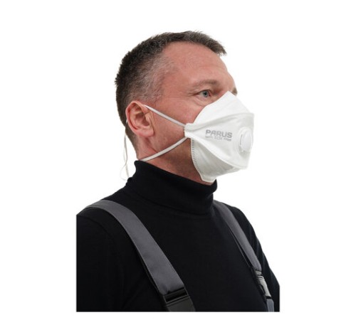 Респиратор противоаэрозольный, средний класс защиты FFP2, с клапаном, PARUS 2СК, 1196808