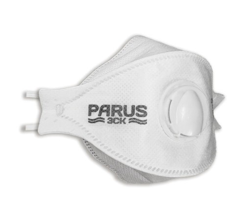 Респиратор противоаэрозольный, высокий класс защиты FFP3, с клапаном, PARUS 3СК, 1217054