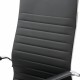 Кресло офисное BRABIX "Energy EX-509", экокожа, хром, черное, 530862