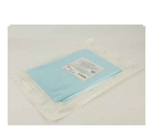 Простыня голубая стерильная 70х140 см, спанбонд 25 г/м2, ГЕКСА