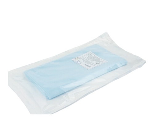 Простыня голубая стерильная 140х200 см, спанбонд 25 г/м2, ГЕКСА