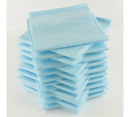 Простыня голубая нестерильная 70х80 см, КОМПЛЕКТ 40 шт., спанбонд 25 г/м2, ГЕКСА