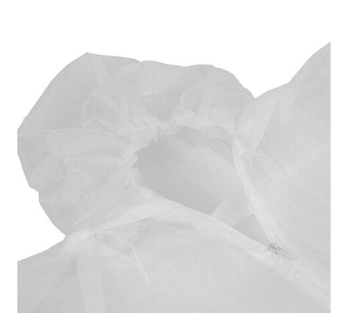 Комбинезон одноразовый с капюшоном Каспер-классик, плотность 30 г/м2, материал спанбонд, размер XL (52-54), белый