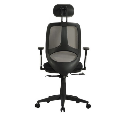 Кресло BRABIX "Saturn ER-400", с подголовником, комбинированное, черное/серое, 530871 Кресло BRABIX "Saturn ER-400", с подголовником, комбинированное, черное/серое, 530871