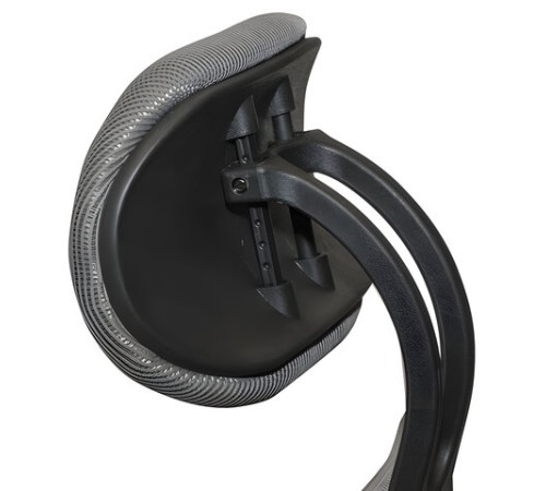 Кресло BRABIX "Saturn ER-400", с подголовником, комбинированное, черное/серое, 530871 Кресло BRABIX "Saturn ER-400", с подголовником, комбинированное, черное/серое, 530871