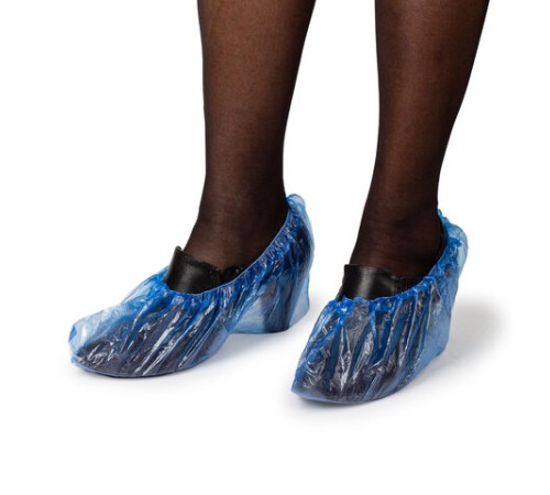 Бахилы КОМПЛЕКТ 2000 шт. (1000 пар) в упаковке, СТАНДАРТ, размер 40х14 см, 2,8 г, ПНД, LAIMA, 630718