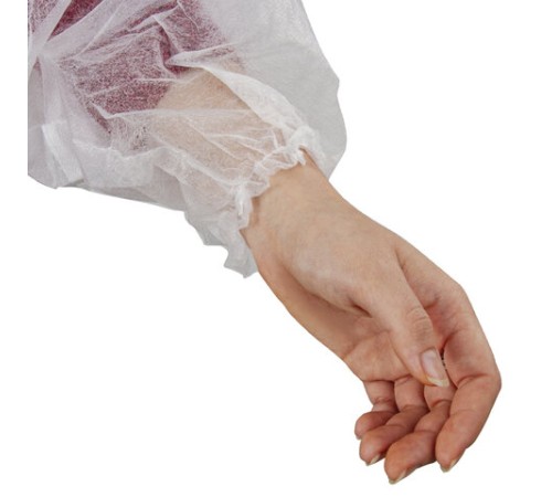 Комбинезон одноразовый с капюшоном Каспер-классик, плотность 30 г/м2, материал спанбонд, размер XXXL (60-62), белый