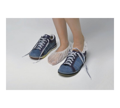 Носки для боулинга размер L (43-45) КОМПЛЕКТ 50 пар, спанбонд, белые, 22 г/м2, ЧИСТОВЬЕ, 00-550