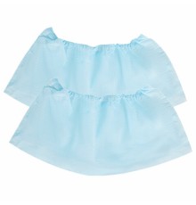 Бахилы из спанбонда низкие КОМПЛЕКТ 80 штук (40 пар), 25 г/м2 ГЕКСА, голубые