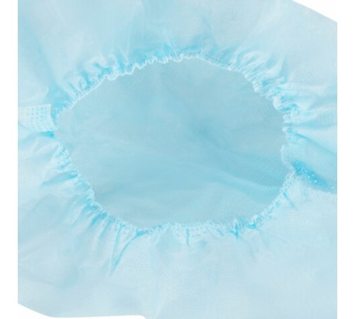 Бахилы из спанбонда низкие КОМПЛЕКТ 80 штук (40 пар), 25 г/м2 ГЕКСА, голубые