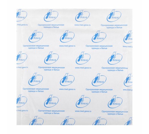 Бахилы стерильные из спанбонда высокие с завязками, 25 г/м2, одна пара в индивидуальной упаковке