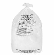 Пакеты для медицинских отходов КОМПЛЕКТ 100 шт., класс А (белые) 30 л, 50х60 см, 16 мкм, ПТП 