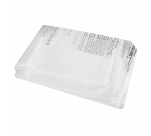 Пакеты для медицинских отходов КОМПЛЕКТ 100 шт., класс А (белые) 100 л, 60х100 см, 12 мкм, ПТП 