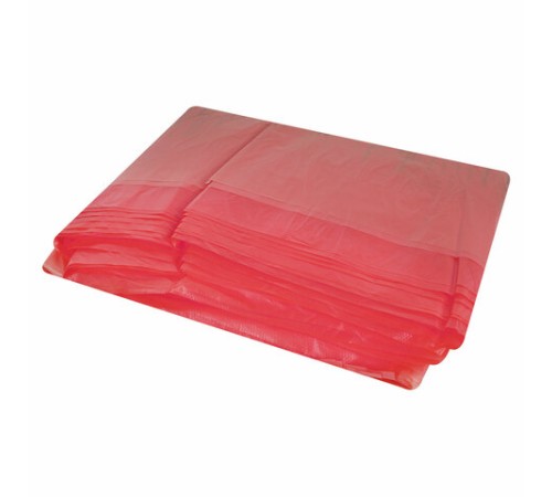 Пакеты для медицинских отходов КОМПЛЕКТ 50 шт., класс В (красные), 120 л, 70х110 см, 16 мкм, Респект