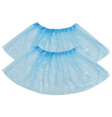 Бахилы MERIDIAN СТАНДАРТ 2,3 грамма, синие, КОМПЛЕКТ 100 штук (50 пар), 40х15 см, ПНД