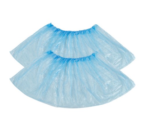 Бахилы MERIDIAN СТАНДАРТ 2,3 грамма, синие, КОМПЛЕКТ 100 штук (50 пар), 40х15 см, ПНД