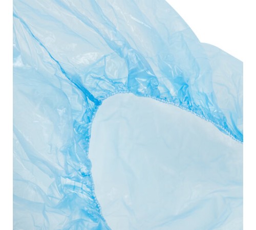 Бахилы MERIDIAN СТАНДАРТ 2,3 грамма, синие, КОМПЛЕКТ 100 штук (50 пар), 40х15 см, ПНД