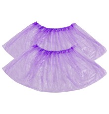 Бахилы MERIDIAN СТАНДАРТ 2,3 грамма, фиолетовые, КОМПЛЕКТ 100 штук (50 пар), 40х15 см