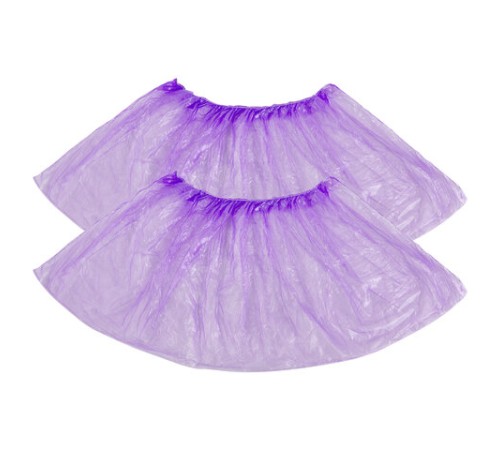 Бахилы MERIDIAN СТАНДАРТ 2,3 грамма, фиолетовые, КОМПЛЕКТ 100 штук (50 пар), 40х15 см