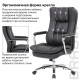 Кресло офисное BRABIX PREMIUM "Amadeus EX-507", экокожа, хром, черное, 530879