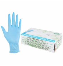 Перчатки нитриловые смотровые SFM Supersoft, Германия, 100 пар (200 штук), размер 6-7, S (малый)