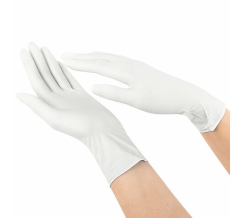 Перчатки латексные смотровые SFM Grip-Surface/ L 254 SC, Германия, 45 пар (90 штук), размер 9-10, XL (очень большой)