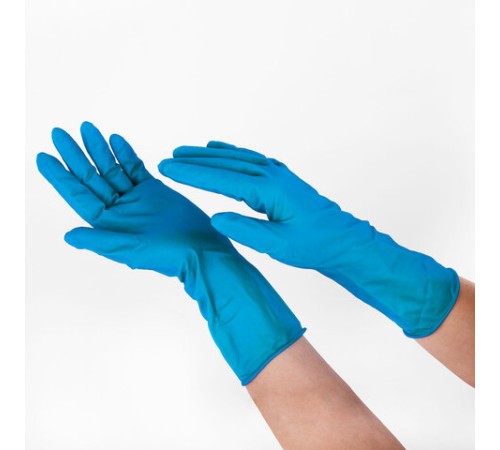 Перчатки латексные смотровые особо прочные SFM HIGH RISK COMFORT, Германия, 25 пар (50 штук), размер 6-7, S (малый)