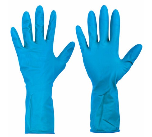 Перчатки латексные смотровые особо прочные SFM HIGH RISK COMFORT, Германия, 25 пар (50 штук), размер 8-9, L (большой)