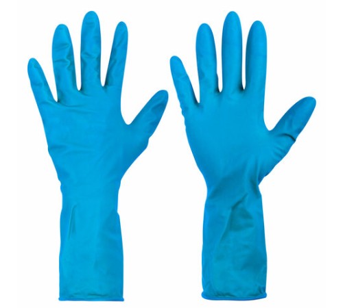 Перчатки латексные смотровые сверхпрочные SFM HIGH RISK ULTRA, Германия, 25 пар (50 штук), размер 7-8, M (средний)