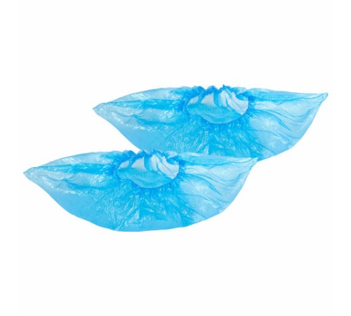 Бахилы КОМПЛЕКТ 2000 штук (1000 пар) СТАНДАРТ+, размер 40х14, 18 мкм, 2,5 г, ELEGREEN, 9/2р-С-удл.