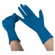 Перчатки латексные смотровые 25 пар (50 штук), размер 7-8, M (средний), синие, SAFE&CARE High Risk DL/TL210