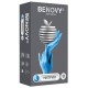 Перчатки нитриловые смотровые 100 пар (200 штук), размер 8-9, L (большой), голубые, BENOVY Nitrile Chlorinated, К