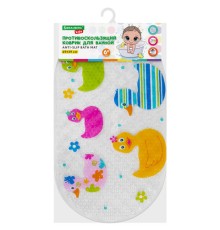 Коврик противоскользящий для ванной детский, УТЯТА, 69х39 см, 1 шт., BRAUBERG KIDS, 665184