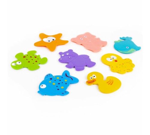 Мини-коврик для ванной набор 8 штук, АССОРТИ, BRAUBERG KIDS, картонная коробка, 665186