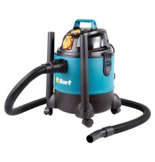 Пылесос хозяйственный BORT BSS-1220-Pro, 1250 Вт, сухая/влажная уборка, сила всасывания 250 Вт, бак 20 л, 98291797