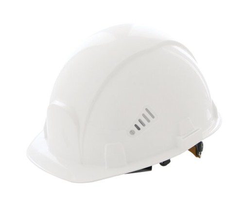 Каска защитная РОСОМЗ СОМЗ-55 Визион Rapid, храповый механизм регулировки, текстильное оголовье, БЕЛАЯ, 78717