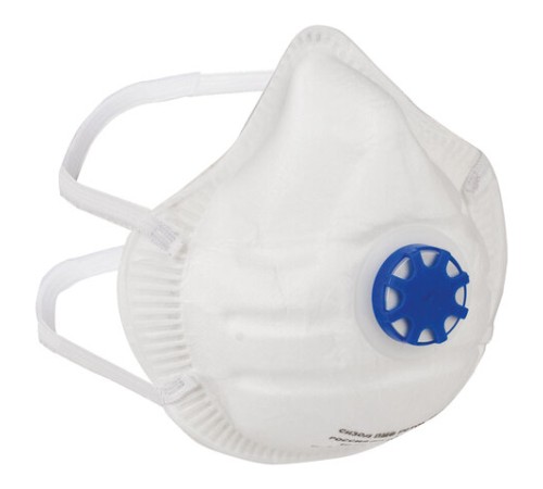 Респиратор противоаэрозольный, базовый класс защиты FFP1, с клапаном, формованный, ИСТОК, 892507