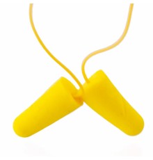 Беруши одноразовые со шнурком, 1 пара, пакет, ЕЛАНПЛАСТ, БЕР131101