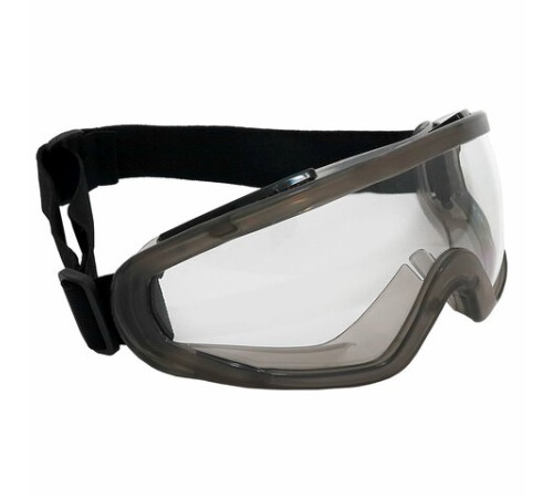 Очки защитные закрытые ЕЛАНПЛАСТ, прозрачные, прямая/непрямая вентиляция, поликарбонат, ОЧК601